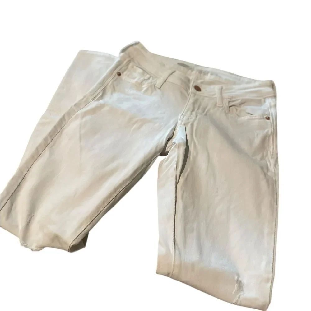 Old Navy White Skinny Jeans Rock Star size 4 low rise